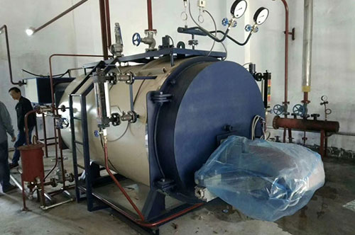 1台WNS1-1。0-YQ燃气蒸汽锅炉